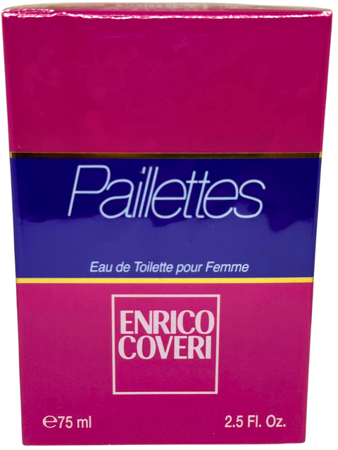 profumo donna Eau de Toilette pour Femme Enrico Coveri Pailettes 75 ml