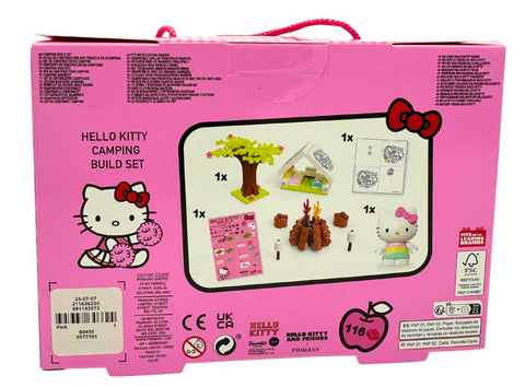 gioco lego campeggio da costruire Sanrio Hello Kitty Camping Build Set