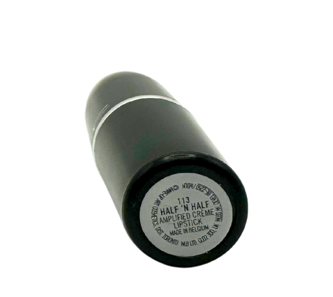 rossetto Mac Cosmetics Amplified Creme Lipstick 113 HALF 'N HALF