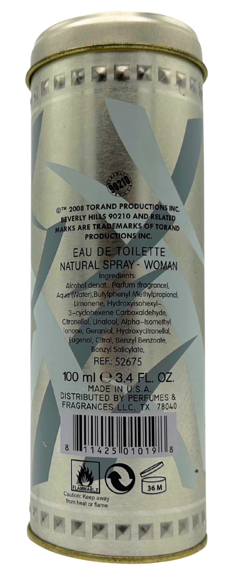 profumo donna Eau de Toilette Beverly Hills 90210 Metal Jeans Woman Natural Spray 100 ml