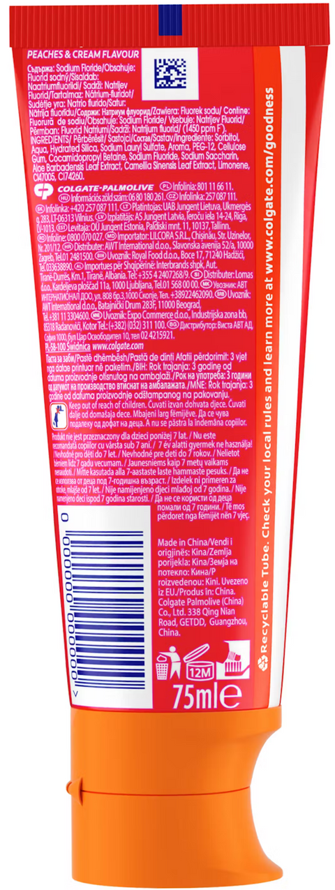 dentifricio Colgate Max Fresh Fruit Fusion PEACHES & CREAM 75 ml