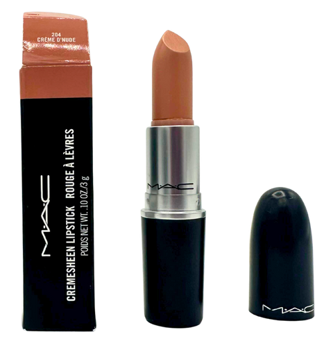 rossetto Mac Cosmetics Cremesheen Lipstick 204 CREME D'NUDE