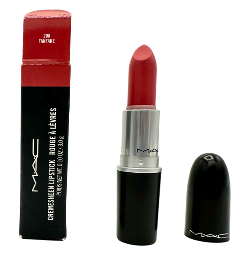 rossetto Mac Cosmetics Cremesheen Lipstick 208 FANFARE