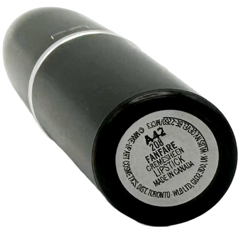 rossetto Mac Cosmetics Cremesheen Lipstick 208 FANFARE