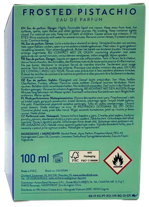 profumo donna Eau de Parfum The Beauty Dept. Frosted Pistachio 100 ml