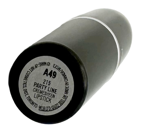 rossetto Mac Cosmetics Cremesheen Lipstick 215 PARTY LINE