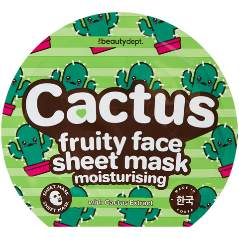 maschera viso tessuto The Beauty Dept. Cactus Fruity Face sheet mask Moisturising