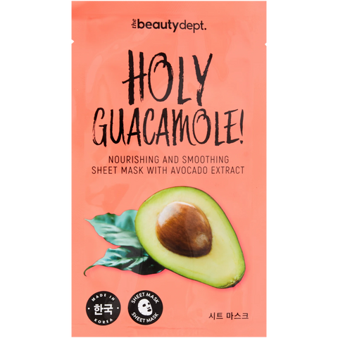 maschera viso coreana tessuto The Beauty Dept. Holy Guacamole! Nourishing and Smoothing