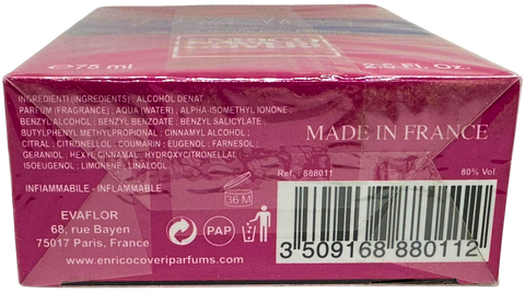 profumo donna Eau de Toilette pour Femme Enrico Coveri Pailettes 75 ml