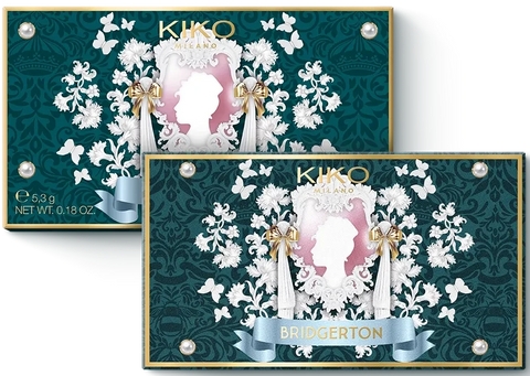 Kiko Milano Bridgerton Bouquet Blush & Highlighter Duo Face Palette 02 Regal Rouge