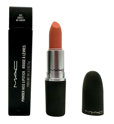rossetto Mac Cosmetics Powder Kiss Lipstick 302 SWEET, NO SUGAR