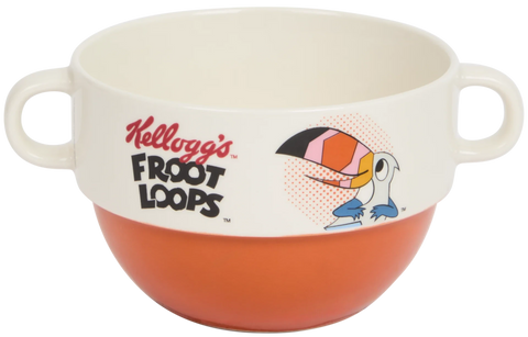 ciotola in porcellana Vintage Kellogg's FROOT LOOPS 450 ml