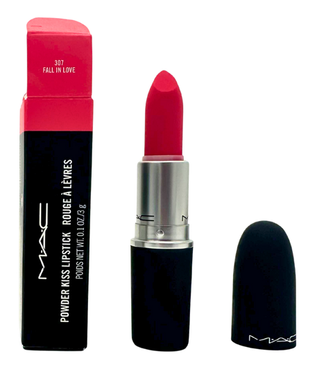 rossetto Mac Cosmetics Powder Kiss Lipstick 307 FALL IN LOVE