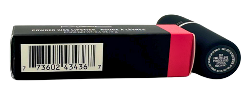 rossetto Mac Cosmetics Powder Kiss Lipstick 307 FALL IN LOVE