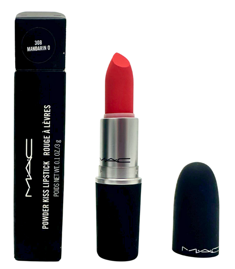rossetto Mac Cosmetics Powder Kiss Lipstick 308 MANDARIN O