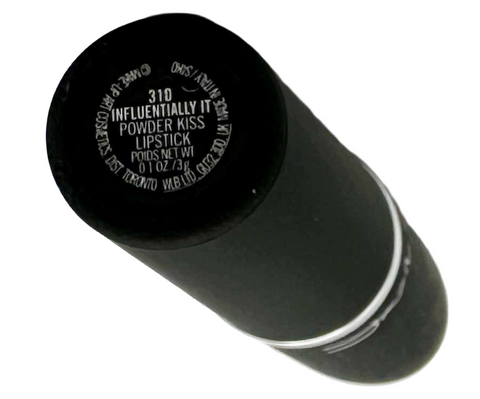 rossetto Mac Cosmetics Powder Kiss Lipstick 310 INFLUENTIALLY IT