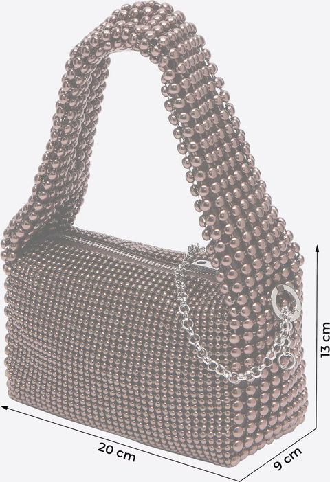 borsa donna MAX&Co. Metal Mesh con boules MESHIE1 6511015702001