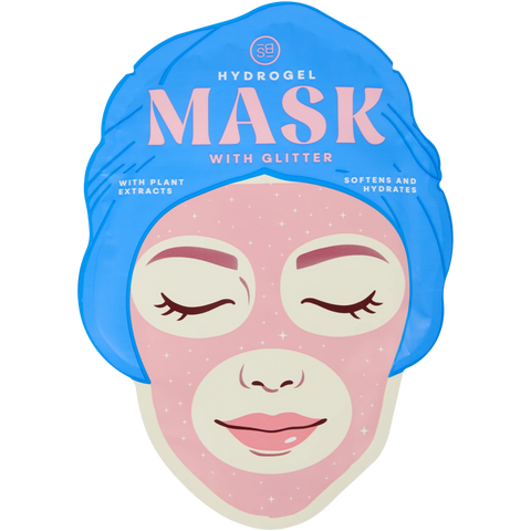 maschera viso Skin Bliss Hydrogel Mask whit Glitter & Plant Extracts Softens and Hydrates