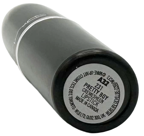 rossetto Mac Cosmetics Cremesheen Lipstick Pearl Collection 231 PRETTY BOY