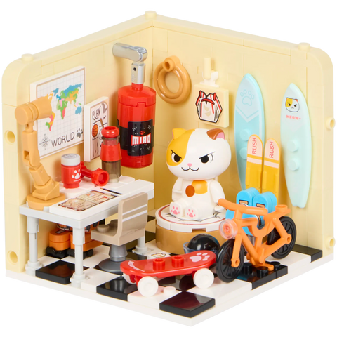 set gioco mattoncini kawaii Build Your Mini Room GYM ROOM