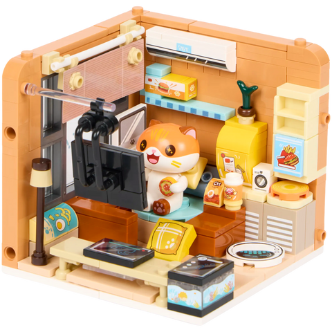 set gioco mattoncini kawaii Build Your Mini Room SNACK ROOM
