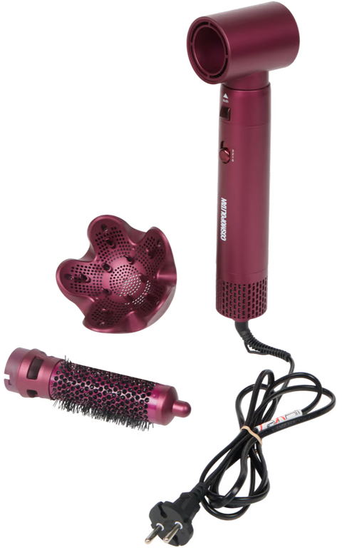 Cosmopolitan 3 in 1 Hair Styling Set (asciugacapelli - spazzola volumizzante - diffusore) 1200W