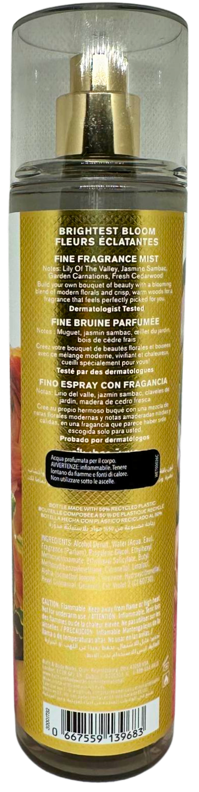 acqua profumata Bath & Body Works Brightest Bloom Fine Fragrance Mist 236 ml