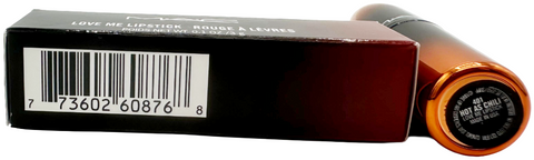 rossetto Mac Cosmetics Love Me Lipstick 401 HOT AS CHILI