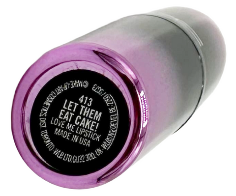 rossetto Mac Cosmetics Love Me Lipstick 413 LET THEM EAT CAKE!