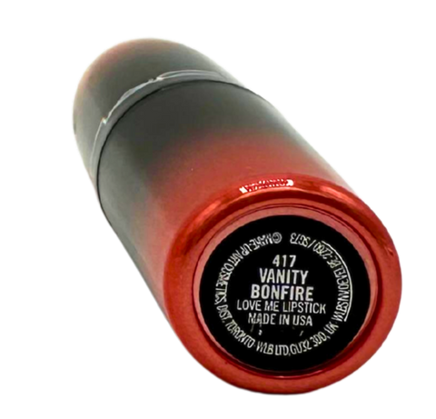 rossetto Mac Cosmetics Love Me Lipstick 417 VANITY BONFIRE
