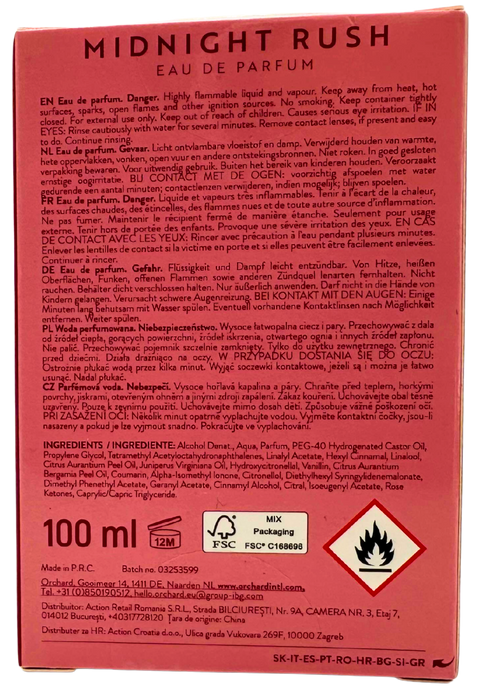 profumo donna Eau de Parfum The Beauty Dept. Midnight Rush 100 ml