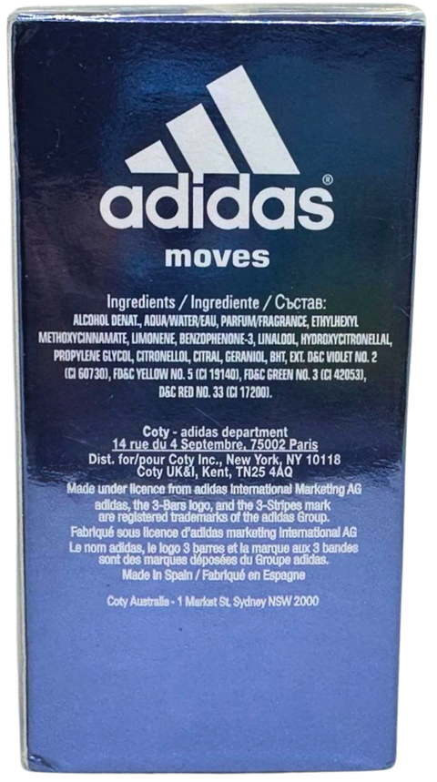 profumo uomo Eau de Toilette Adidas Moves Natural Spray 30 ml (First Edition Coty) anno 1999
