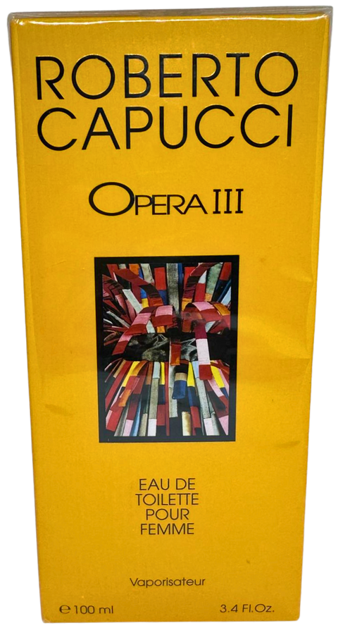 profumo donna Eau de Toilette pour Femme Roberto Capucci Opera III vaporisateur 100 ml