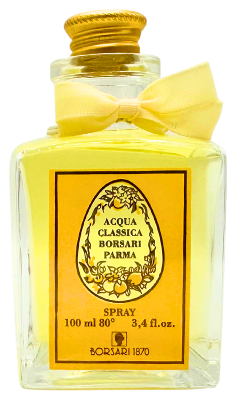 profumo unisex Acqua Classica Borsari 1870 Parma 80° splash con vaporizzatore 100 ml