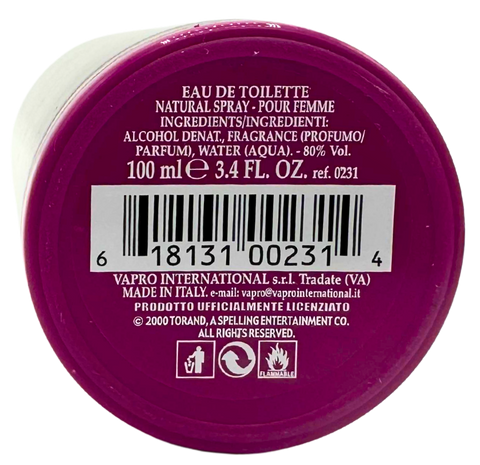 profumo donna Eau de Toilette Beverly Hills 90210 Sport Natural Spray pour Femme 100 ml