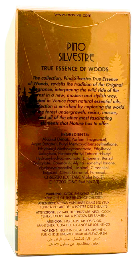 profumo uomo Eau de Toilette Pino Silvestre True Essence of Woods Oud Absolute 75 ml