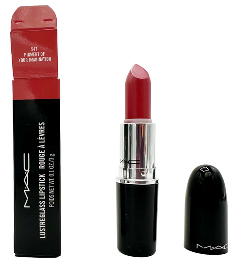 rossetto Mac Cosmetics Lustreglass Lipstick 547 PIGMENT OF YOUR IMAGINATION
