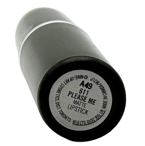 rossetto Mac Cosmetics Matte Lipstick 611 PLEASE ME