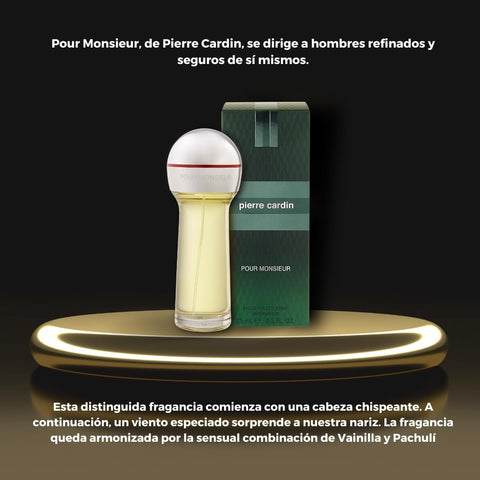 profumo uomo Eau de Toilette Pierre Cardin POUR MONSIEUR spray 75 ml