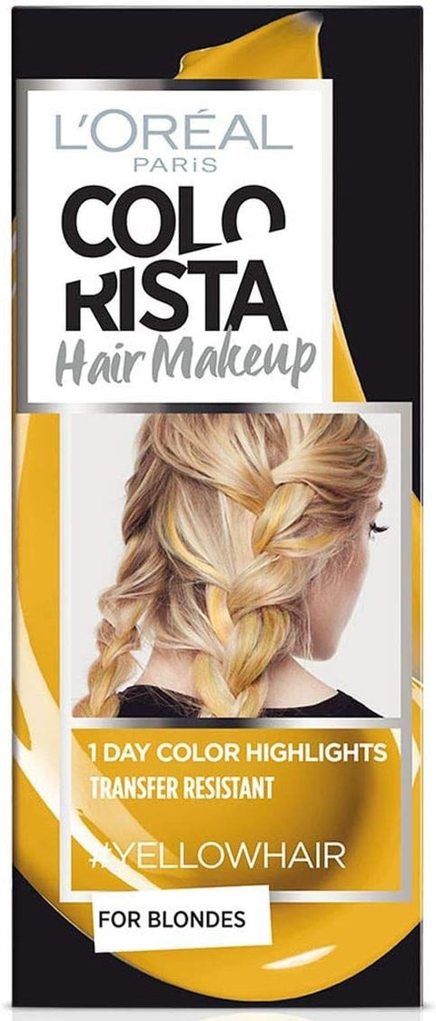 tinta per capelli temporanea L'Oreal Paris Colorista Hair Make-Up Yellow