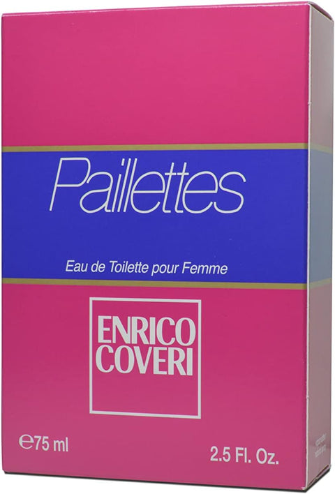 profumo donna Eau de Toilette pour Femme Enrico Coveri Pailettes 75 ml