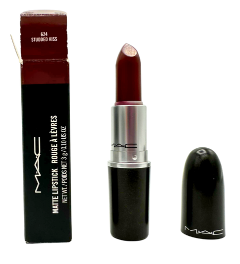 rossetto Mac Cosmetics Matte Lipstick 624 STUDDED KISS