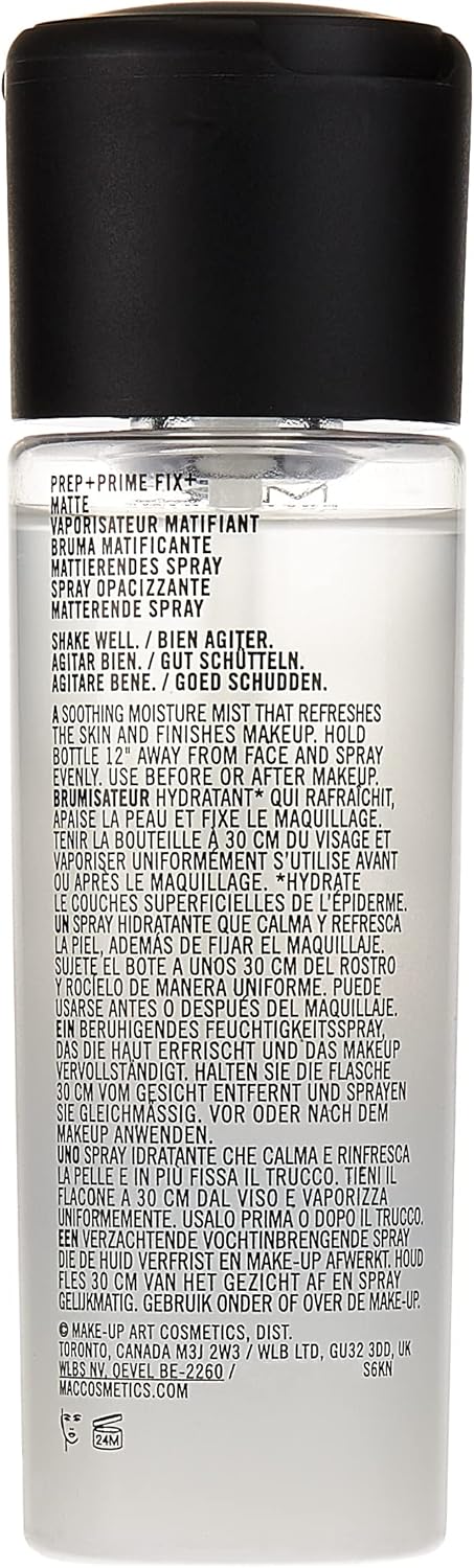 fixateur de maquillage Mac Cosmetics Prep + Prime Fix+ Plus Matte 100 ml