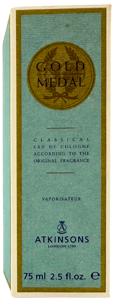 profumo unisex Eau de Cologne Atkinson Gold Metal vaporisateur 75 ml