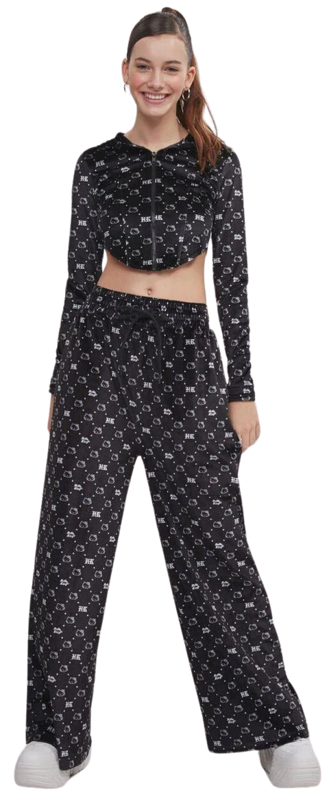 felpa con zip donna Bershka x Sanrio Hello Kitty 6711/326/800 tg. S