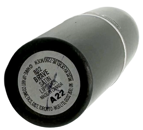 rossetto Mac Cosmetics Satin Lipstick 802 BRAVE