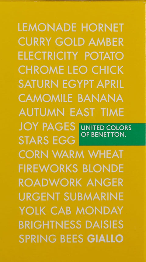 profumo donna Eau de Toilette United Colors Of Benetton GIALLO WOMAN natural spray 30 ml