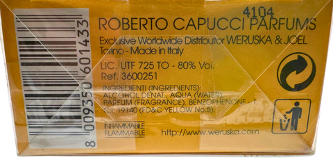 profumo donna Eau de Toilette pour Femme Roberto Capucci Opera III vaporisateur 100 ml