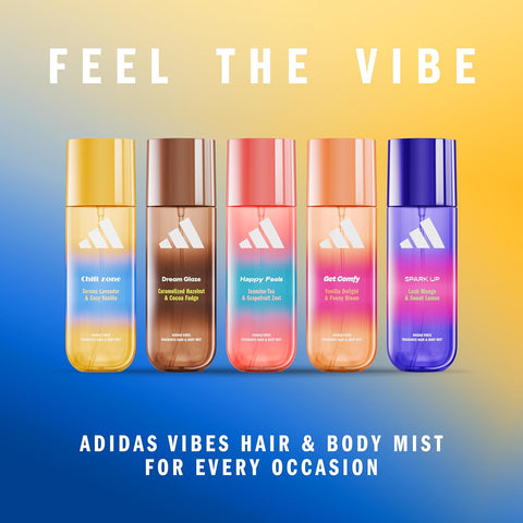 profumo Adidas Vibes Chill Zone Serene Lavender & Cozy Vanilla Hair & Body Mist 236 ml