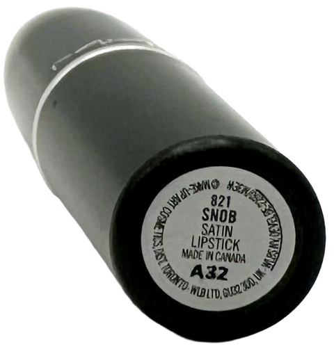 rossetto Mac Cosmetics Satin Lipstick 821 SNOB